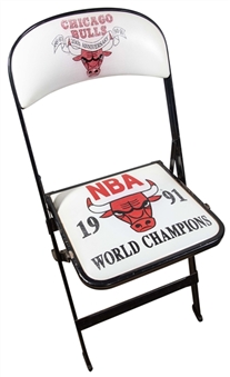 1990-91 Chicago Bulls 25th Anniversary Sideline Chair
